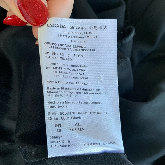 🤩 ESCADA virgin wool blazer jacket - Picture 10 of 13